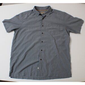 Quicksilver Waterman Collection Men's Check Button Down Shirt Size L